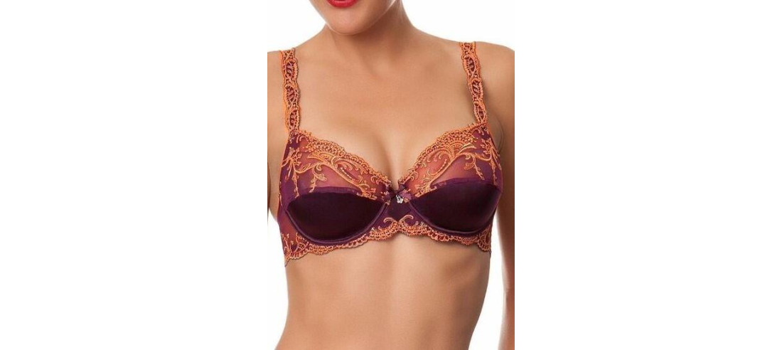 Soutien gorge Empreinte Lise charmel splendeur de soie améthyste