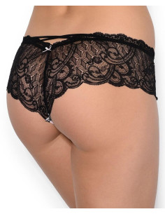 shorty Lise charmel en dentelle avoue rose 2