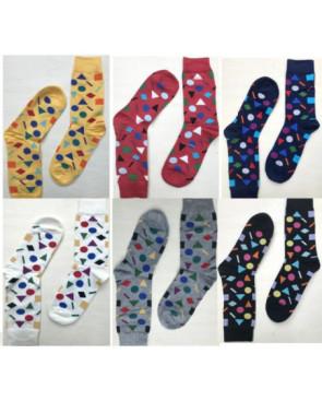 Assortiment de chaussettes sympa cercles rigolos