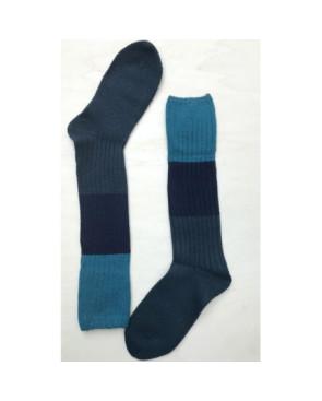  Mi bas Bleu 3 couleurs Hiver