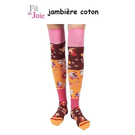 Jambière Fil de joie Casy Fleuri
