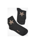 Chaussettes etoiles brillantes Coton