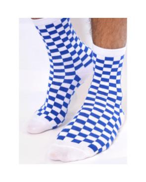 Chaussettes à carreaux Bicolores tendance