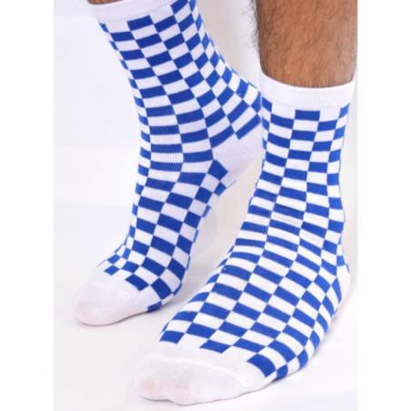 Chaussettes à carreaux Bicolores tendance