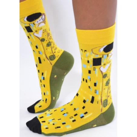 Chaussettes Le Baiser de Klimt tendance