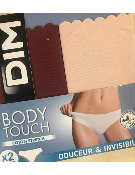 promo dim bod touch slip coton invisible