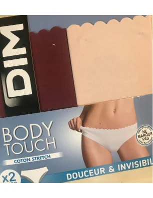 promo dim bod touch slip coton invisible