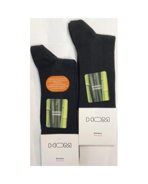 Chaussettes Hom Bambou Noir duo
