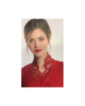 Chemise LAine et soie Col V Dentelle Crochet