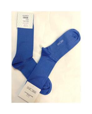 Chaussettes hiver sans compression pure laine et coton bio marine 2