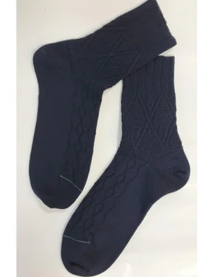 Chaussettes non comprimante en laine bio marine