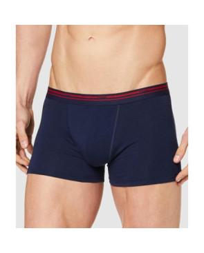 Chaussettes hiver sans compression pure laine et coton bio marine