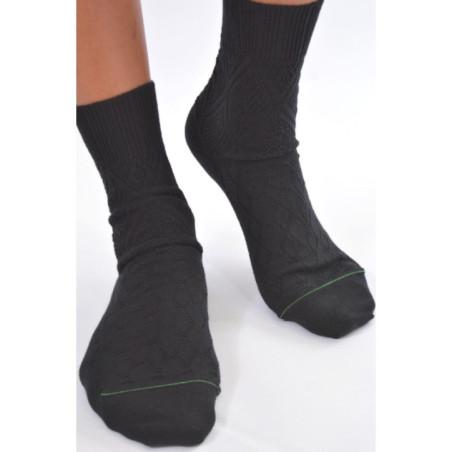 Chaussettes Laine Torsadée Bio Perrin