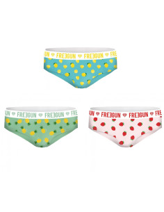 3 Shortys coton Freegun Fruits tendances