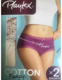 Shorty Coton fantaisie Playtex 2