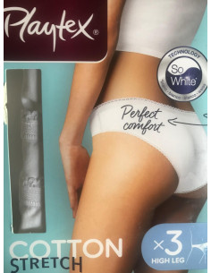 Slips Coton sTretch 3 slips échancrés Playtex 2