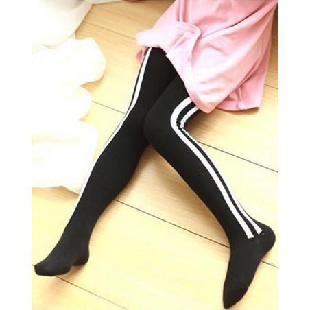 Collant enfant Coton Rayures