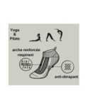 Socquettes Yoga et Pilate Ysabel Mora