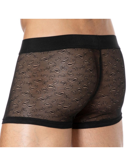 Boxer Hom en dentelle temptation Gaio noir