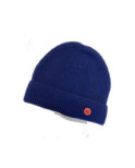 Bonnet Berthe Aux grands Pieds Pur Laine Royal Mer