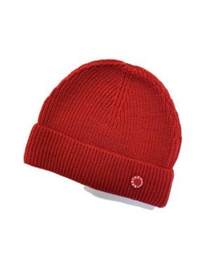 Bonnet Pure laine Berthe aux grands Pieds Royal Mer rouge