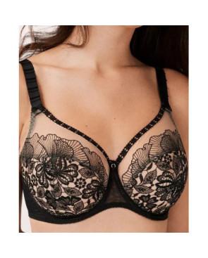 Soutien-gorge-Classique-Agathe-Empreinte-bleu-cobalt-7204-noir