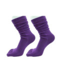 Chaussettes 5 doigts unis Tendance