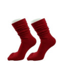Chaussettes 5 doigts unis Tendance