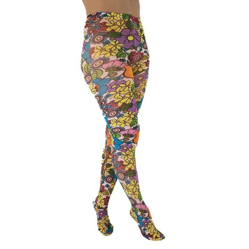 collant  Pamela Mann flower power