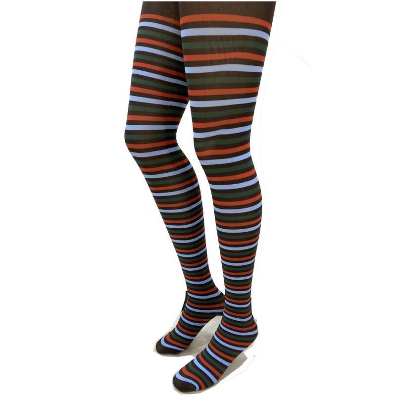 Collant opaque Rayures Funny