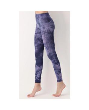 Collant Opaque Sans Pieds Oroblu Tye and Dye bleu violet