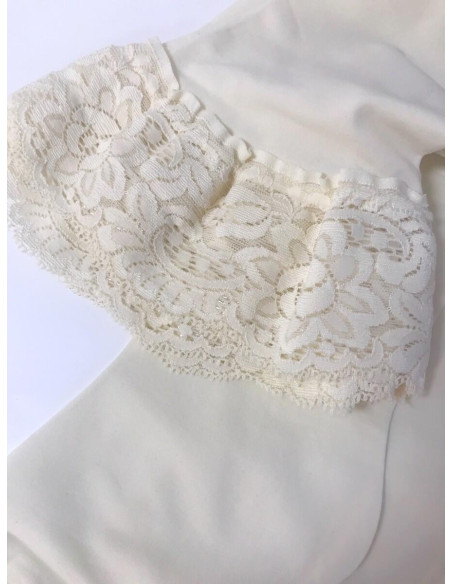 Bas Opaque ivoire Microfibre opaque Girardi