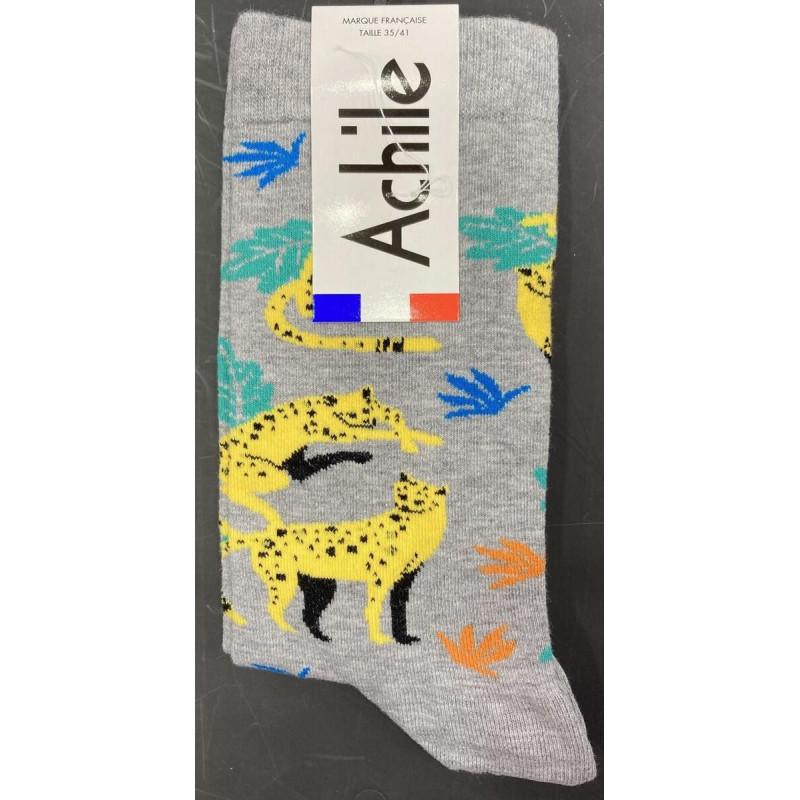 Collant noir dentelle de Chantal Thomass effet cuissarde