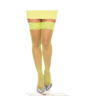BAS-Jarretière-resille-jaue-neon-yellow-fishnet-stayup-leg-avenue-9201