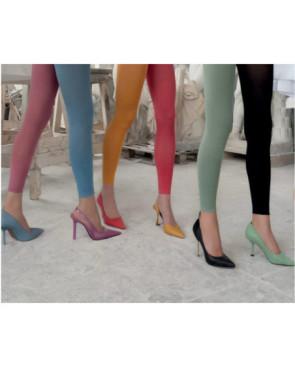 Collant Sans Pieds Coton Velvet Chiné