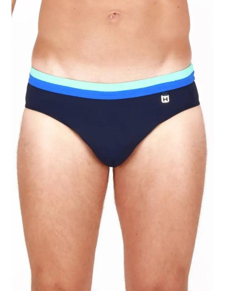 Slip Hom de bain plage et piscine bleu ocean