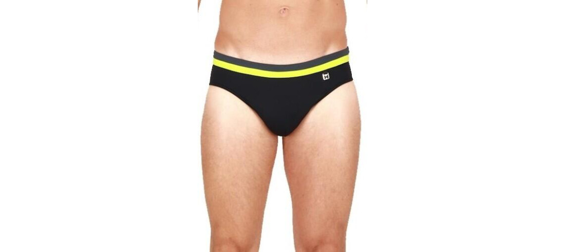 maillot de bain de piscine Hom Noir  sport élégant