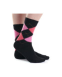 Chaussettes Laine et Cachemire Intarsia Fil de Joie