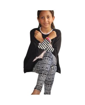 Legging Enfant motif géométrique