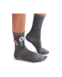 Chaussettes Viscose Lurex Broches Orfèvre Les Petits Caprices