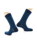 Chaussettes en Soie Berthe aux grands Pieds Rayures
