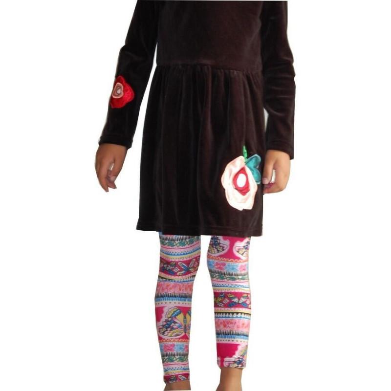 Legging Enfant fleurs et Papillons