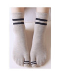 Chaussettes Japonaises Tabis coton rayures chic