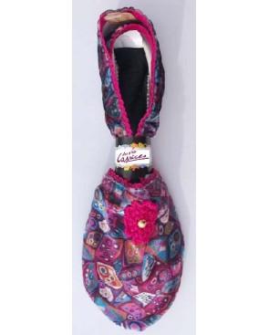 Bas up Dentelle rouge classique à pois Fiore