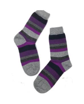 chaussettes-San-giacomo-laine-et-cachemire-rayures-beige-DC194509-Gris