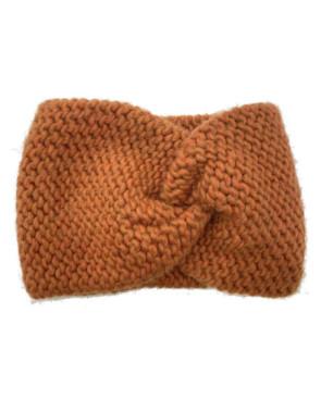 Bandeau-HIVER-Laine-tricotée-Mcburn-orange