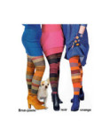 collant Multi Rayures Coton Bio Cronert