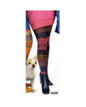 collant Multi Rayures Coton Bio Cronert