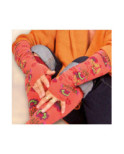Mitaines Manchons coton fleurs  patchwork Cronert