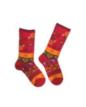 Chaussettes Sans élastique Fleurs Cronert